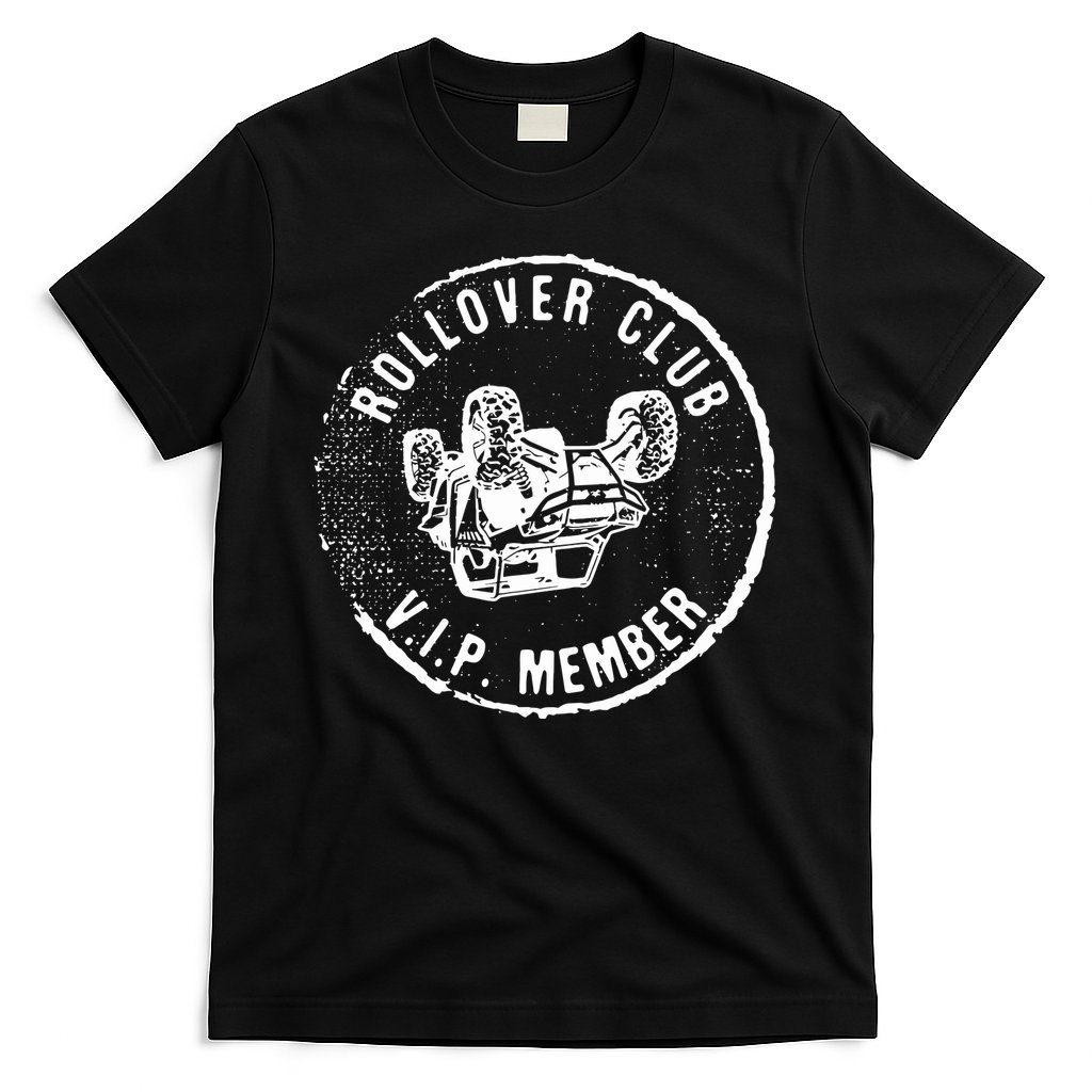 Rollover Club UTV SXS Funny Side By Side Offroad Riding T-Shirt