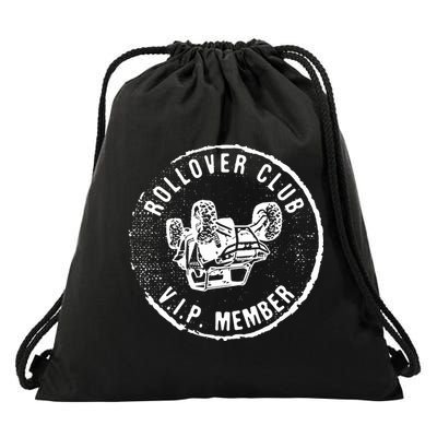 Rollover Club UTV SXS Funny Side By Side Offroad Riding Drawstring Bag