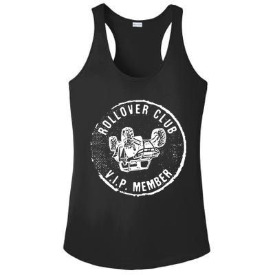 Rollover Club UTV SXS Funny Side By Side Offroad Riding Ladies PosiCharge Competitor Racerback Tank