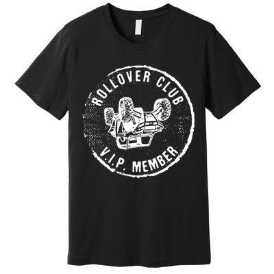 Rollover Club UTV SXS Funny Side By Side Offroad Riding Premium T-Shirt