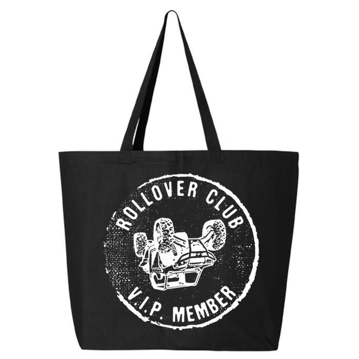 Rollover Club UTV SXS Funny Side By Side Offroad Riding 25L Jumbo Tote