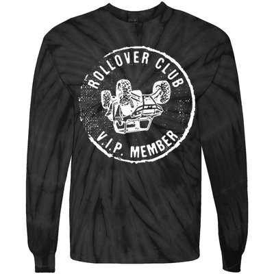 Rollover Club UTV SXS Funny Side By Side Offroad Riding Tie-Dye Long Sleeve Shirt