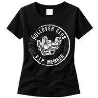 Rollover Club UTV SXS Funny Side By Side Offroad Riding Womens T-Shirt