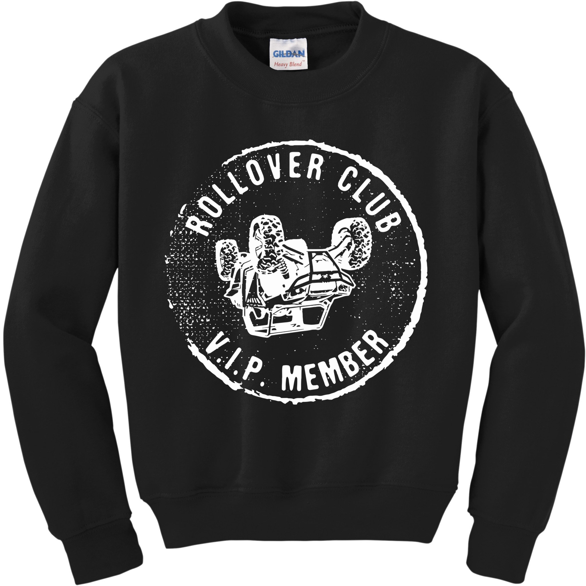 Rollover Club UTV SXS Funny Side By Side Offroad Riding Kids Sweatshirt