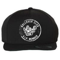 Rollover Club UTV SXS Funny Side By Side Offroad Riding Wool Snapback Cap