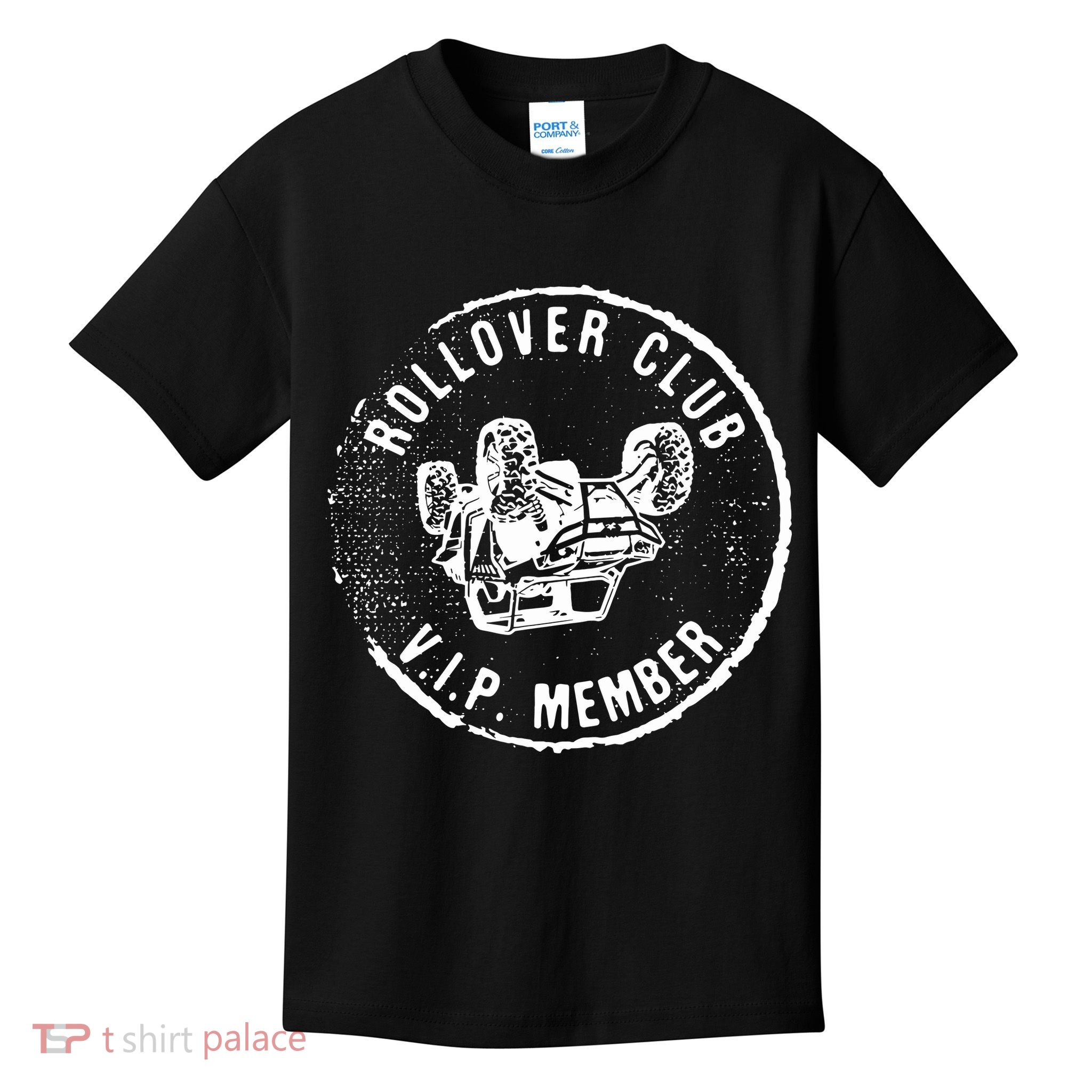 Rollover Club UTV SXS Funny Side By Side Offroad Riding Kids T-Shirt