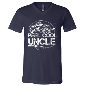 Reel Cool Uncle V-Neck T-Shirt