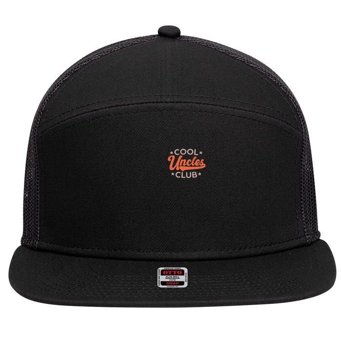 Uncles Club The Man Myth Bad Influence Back And Front 7 Panel Mesh Trucker Snapback Hat