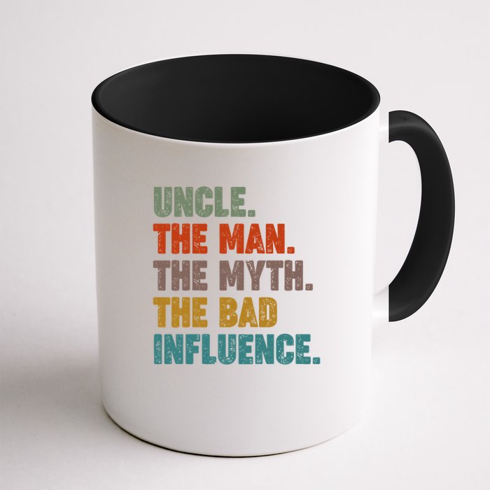 Uncles Club The Man Myth Bad Influence Back And Front Mug