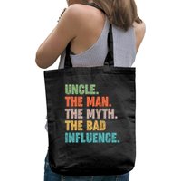 Uncles Club The Man Myth Bad Influence Back And Front Bag