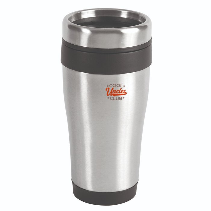 Uncles Club The Man Myth Bad Influence Back And Front 16oz Travel Tumbler