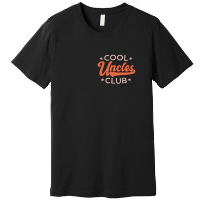 Uncles Club The Man Myth Bad Influence Back And Front Premium T-Shirt