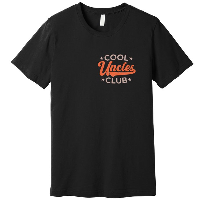 Uncles Club The Man Myth Bad Influence Back And Front Premium T-Shirt