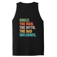 Uncles Club The Man Myth Bad Influence Back And Front PosiCharge Competitor Tank