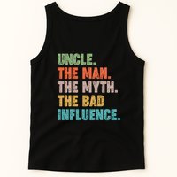 Uncles Club The Man Myth Bad Influence Back And Front Tank Top