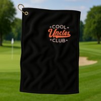 Uncles Club The Man Myth Bad Influence Back And Front Golf Towel