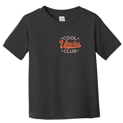 Uncles Club The Man Myth Bad Influence Back And Front Toddler T-Shirt