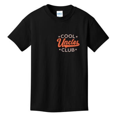 Uncles Club The Man Myth Bad Influence Back And Front Kids T-Shirt