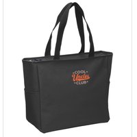 Uncles Club The Man Myth Bad Influence Back And Front Zip Tote Bag