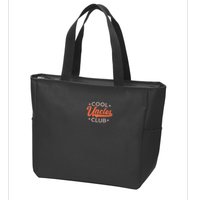 Uncles Club The Man Myth Bad Influence Back And Front Zip Tote Bag