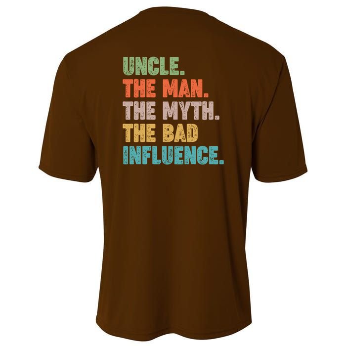 Uncles Club The Man Myth Bad Influence Back And Front Performance Shirt