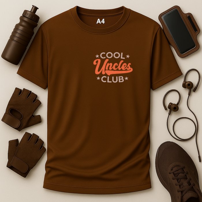 Uncles Club The Man Myth Bad Influence Back And Front Performance Shirt
