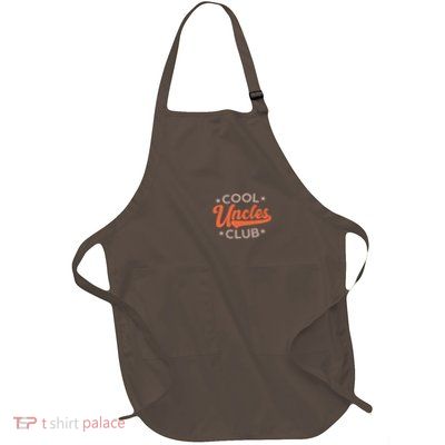 Uncles Club The Man Myth Bad Influence Back And Front Full-Length Apron With Pockets