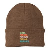 Uncles Club The Man Myth Bad Influence Back And Front Beanie