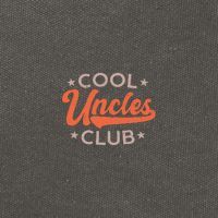 Uncles Club The Man Myth Bad Influence Back And Front Cotton Canvas Backpack