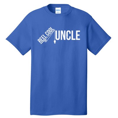 Reel Cool Uncle Funny Family Humor Fishing Pride Lover Meaningful Gift Tall T-Shirt