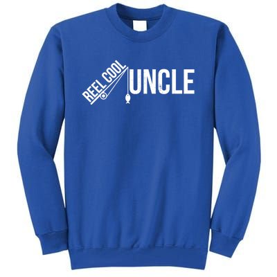 Reel Cool Uncle Funny Family Humor Fishing Pride Lover Meaningful Gift Tall Sweatshirt