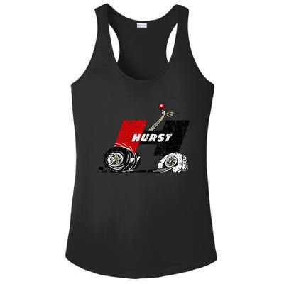 Retro Car Vintage Hurst Performance Meme Hand Engine Ladies PosiCharge Competitor Racerback Tank