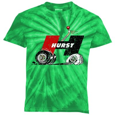 Retro Car Vintage Hurst Performance Meme Hand Engine Kids Tie-Dye T-Shirt