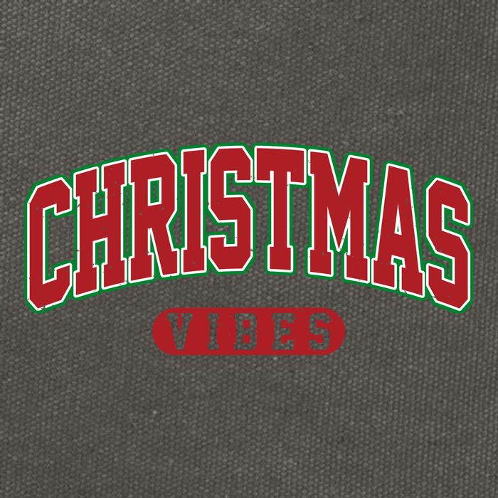 Retro Christmas Vibes Cotton Canvas Backpack