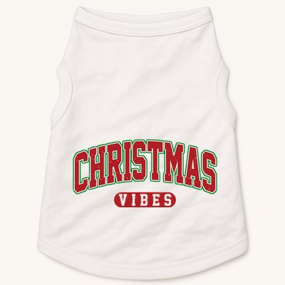 Retro Christmas Vibes Doggie Tank