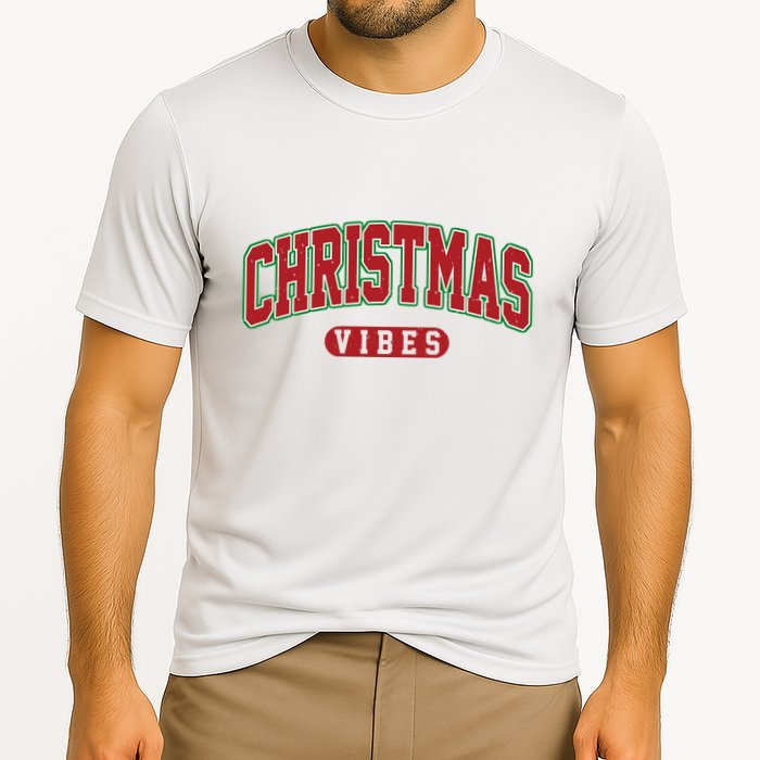 Retro Christmas Vibes Performance Shirt