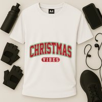 Retro Christmas Vibes Performance Shirt