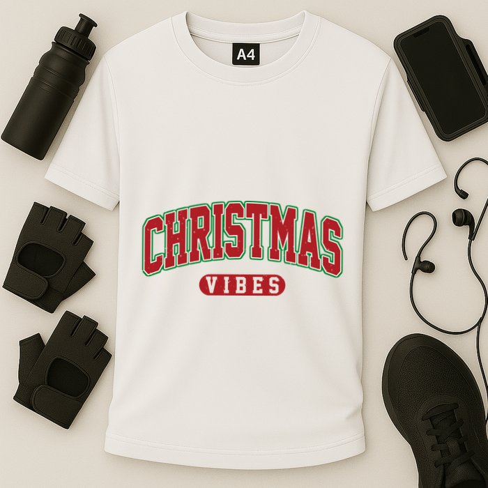 Retro Christmas Vibes Performance Shirt