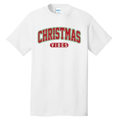 Retro Christmas Vibes Tall T-Shirt