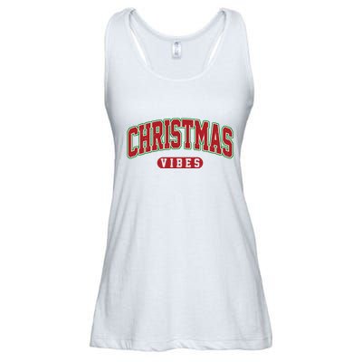 Retro Christmas Vibes Ladies Essential Flowy Tank