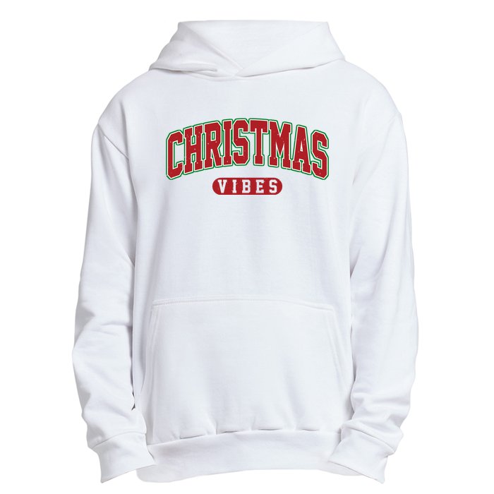 Retro Christmas Vibes Urban Pullover Hoodie