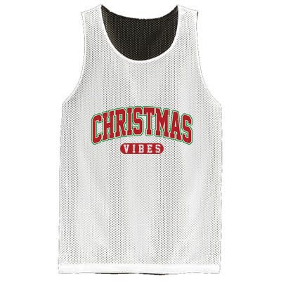 Retro Christmas Vibes Mesh Reversible Basketball Jersey Tank