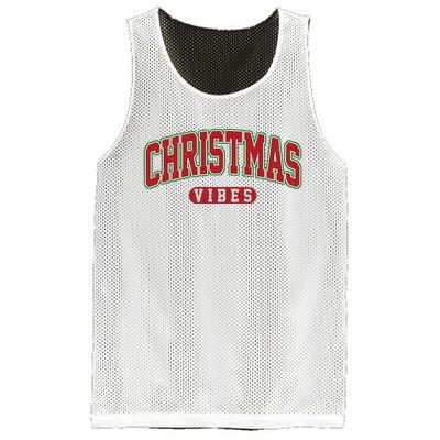 Retro Christmas Vibes Mesh Reversible Basketball Jersey Tank