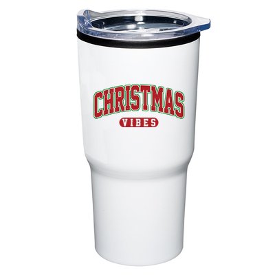 Retro Christmas Vibes Tumbler