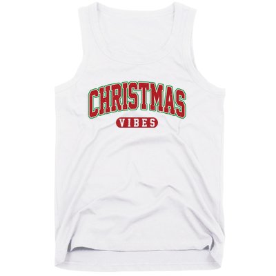 Retro Christmas Vibes Tank Top