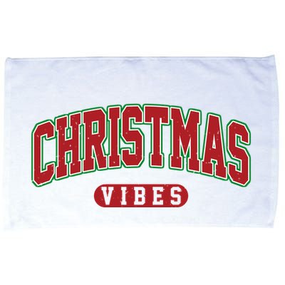 Retro Christmas Vibes Microfiber Hand Towel