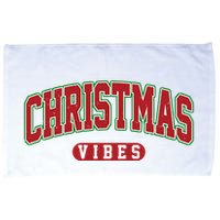 Retro Christmas Vibes Microfiber Hand Towel