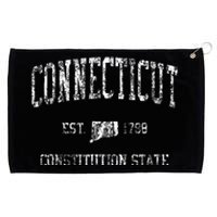 Retro Connecticut Vintage Sports Grommeted Golf Towel