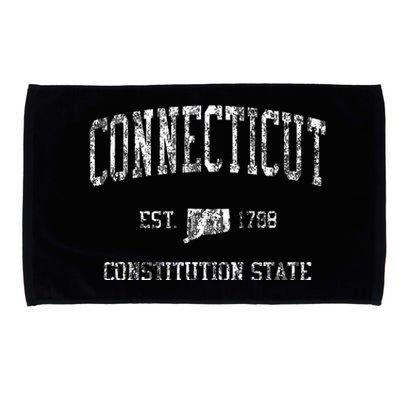 Retro Connecticut Vintage Sports Microfiber Hand Towel