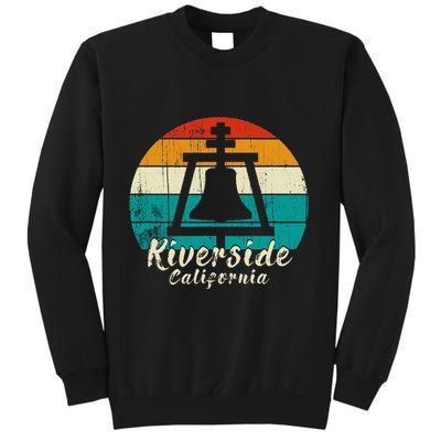 Riverside California Vintage Design With Sunset Sweatshirt